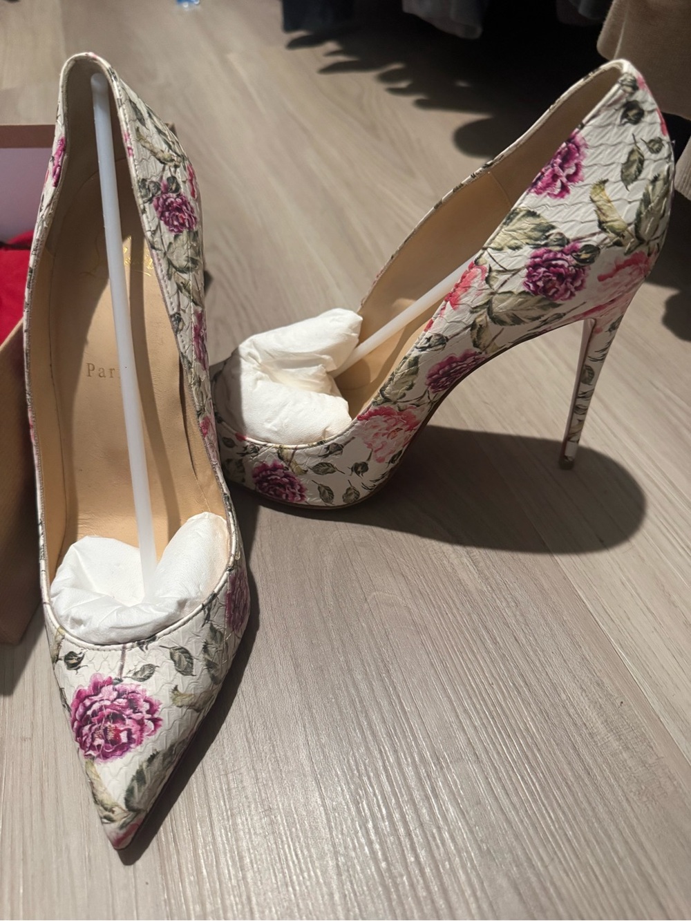Christian Louboutin Pigalle Follies Floral-Print Pump